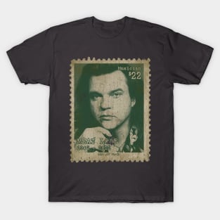 Engraved Vintage Style - Meat Loaf T-Shirt